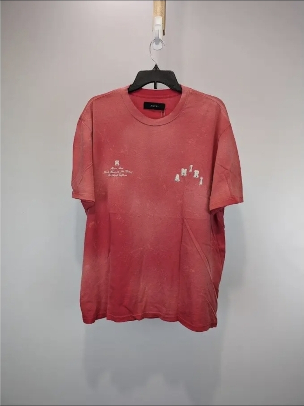 NWT A miri Mens Vintage Collegiate Logo Print T Shirt Size L  100% AUTHENTIC